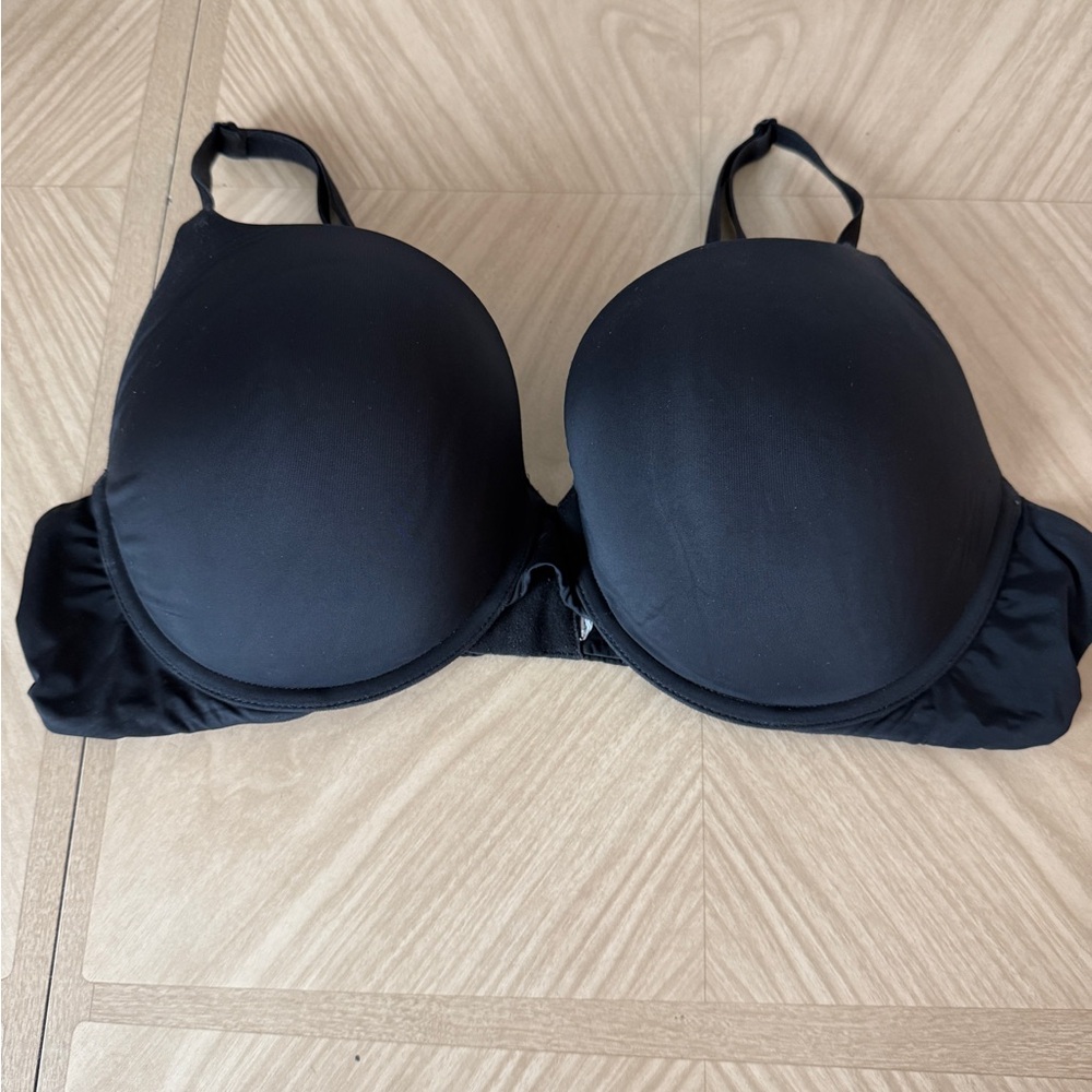 ThirdLove 24/7 Perfect Coverage Bra Size 42C Black Classic Mesh Minimalist